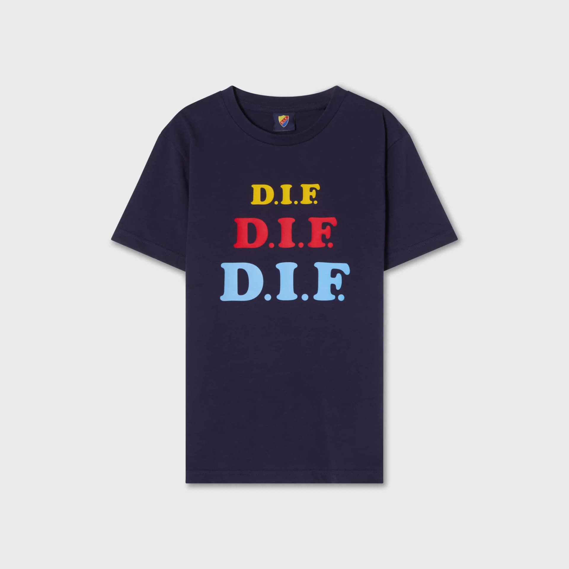 T-SHIRT NAVY DIF DIF DIF 
