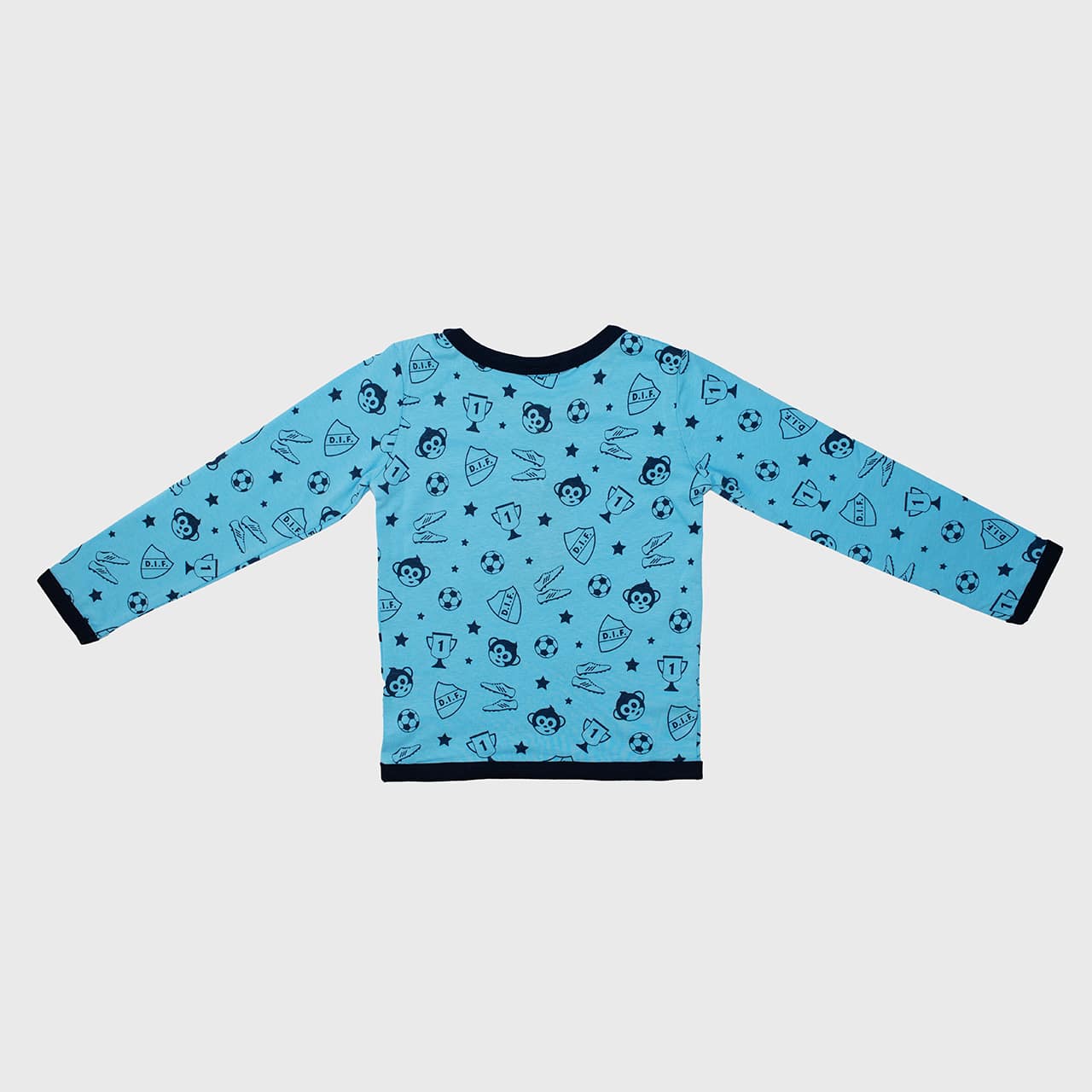 T-shirt T-shirt longsleeve ljusblå - undefined 2 - DJURGÅRDSBUTIKEN