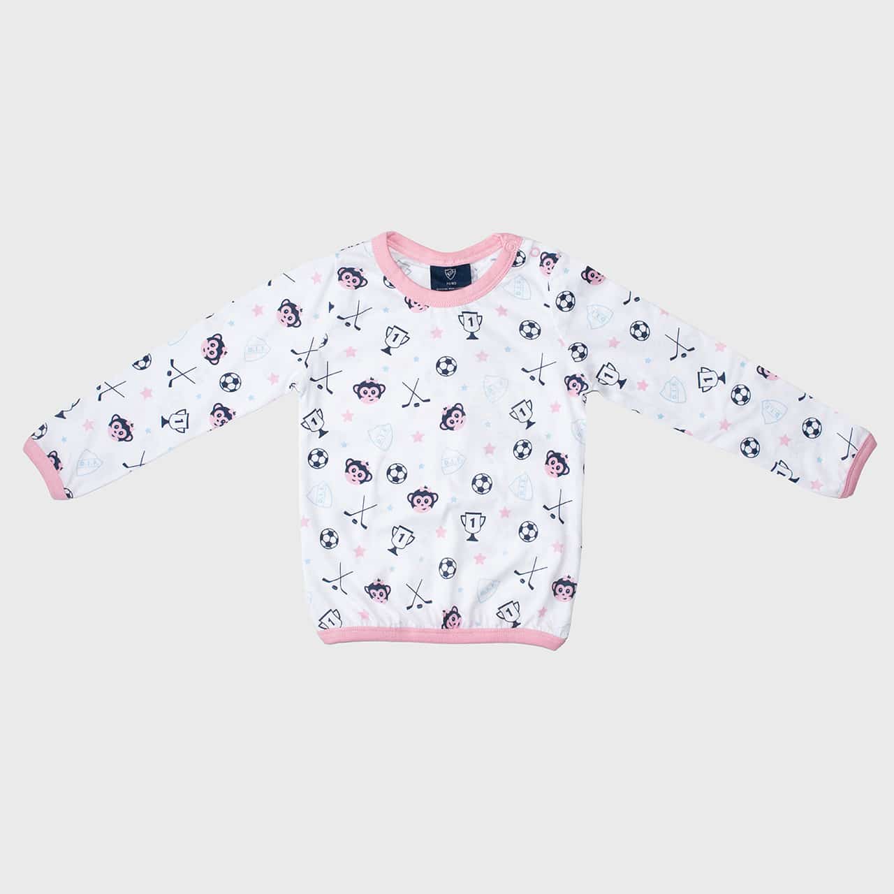T-SHIRT T-SHIRT LONGSLEEVE ROSA - undefined 1 - DJURGÅRDSBUTIKEN