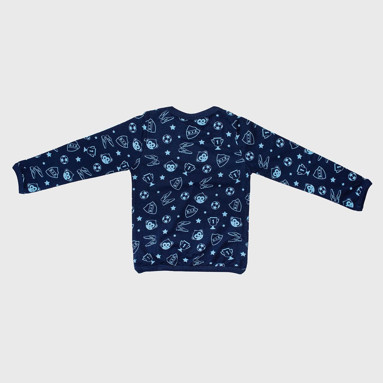 T-SHIRT T-SHIRT LONGSLEEVE BLÅ FOTBOLL - undefined 2 - DJURGÅRDSBUTIKEN