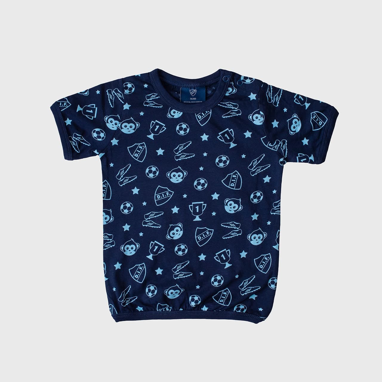 T-SHIRT T-SHIRT BLÅ FOTBOLL - undefined 1 - DJURGÅRDSBUTIKEN