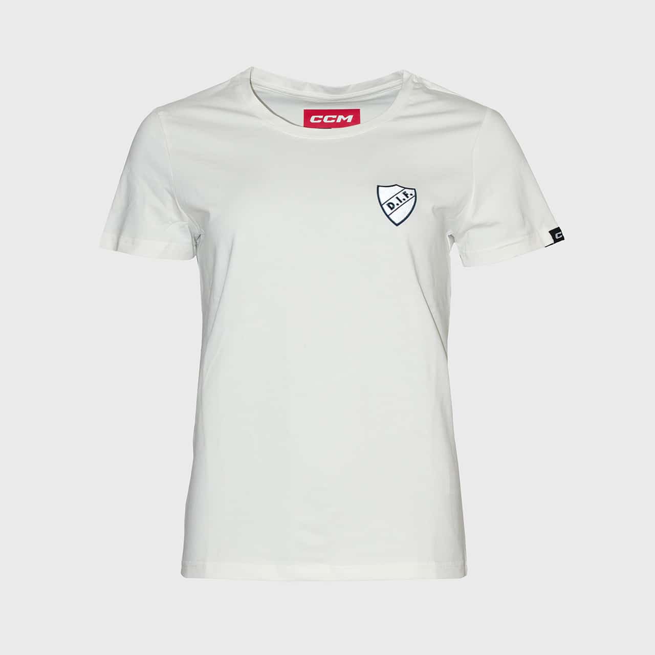 CCM CCM DAM TEE UNBLEACHED BLÅ SKÖLD - undefined 1 - DJURGÅRDSBUTIKEN