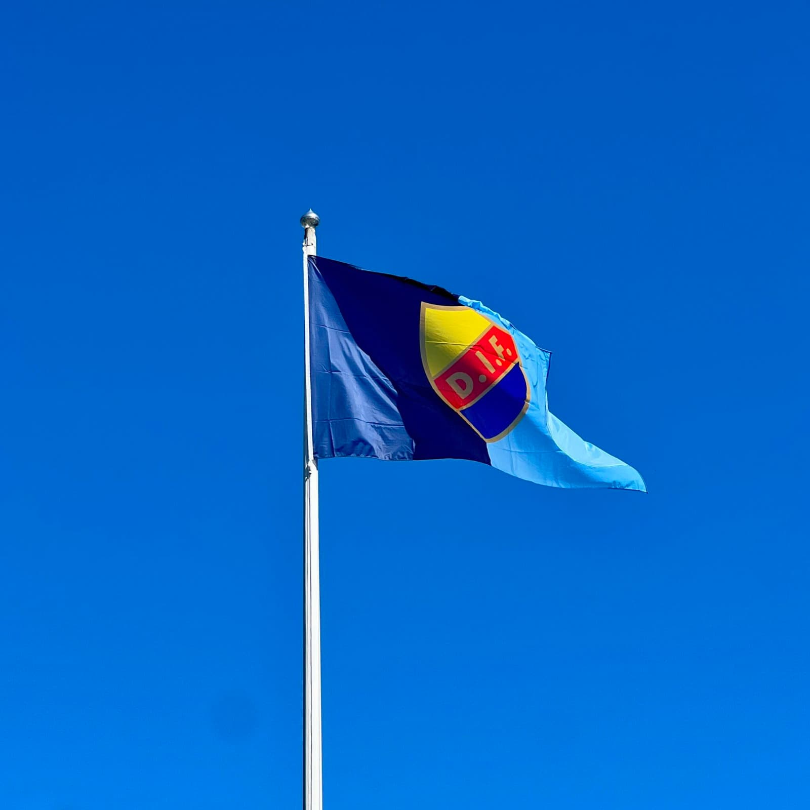 FLAGGSTÅNGSFLAGGA FLAGGSTÅNGSFLAGGA 300X180 CM LJUSBLÅ/BLÅ SKÖLD - undefined 2 - DJURGÅRDSBUTIKEN
