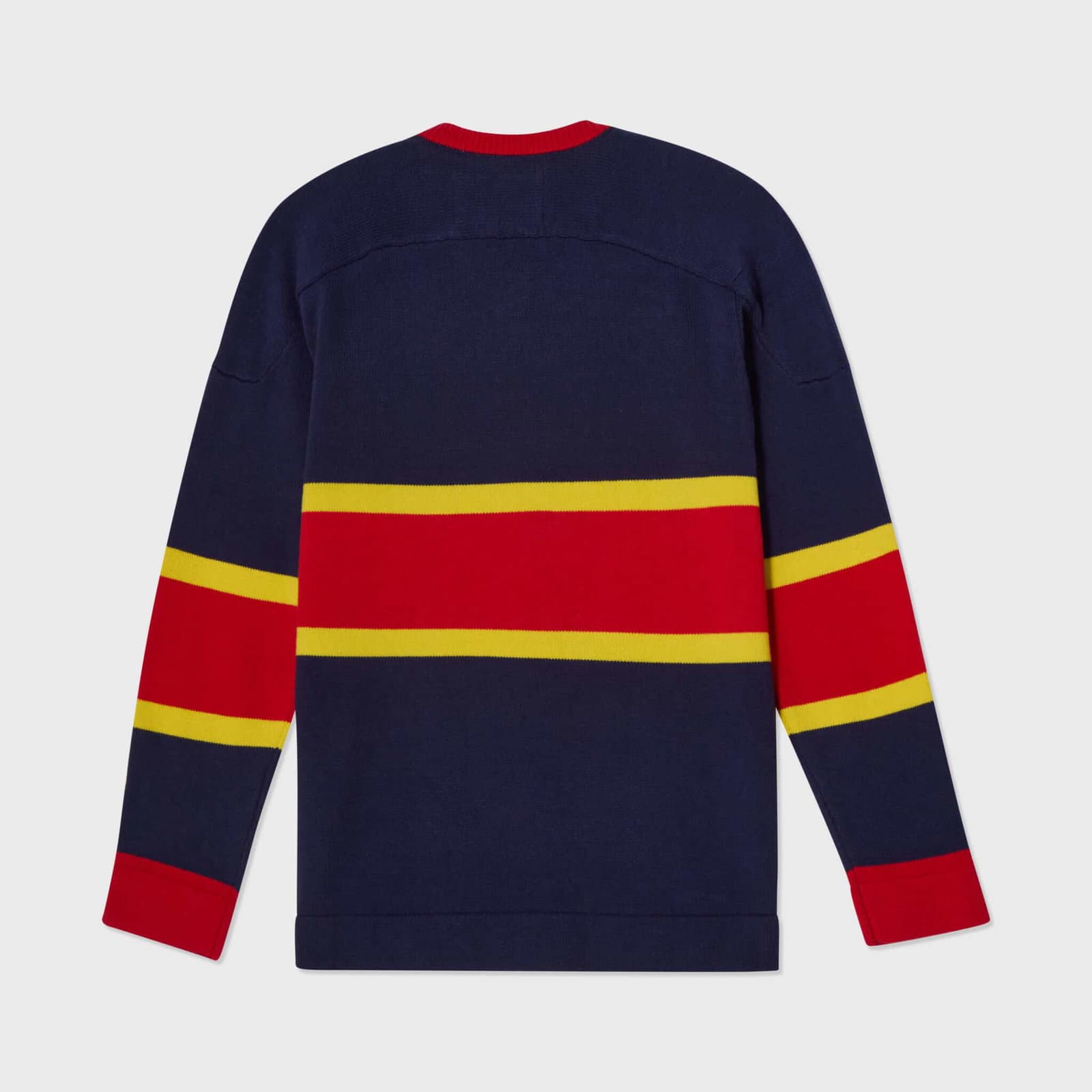 Stickad Stickad sweatshirt sköld - undefined 3 - DJURGÅRDSBUTIKEN