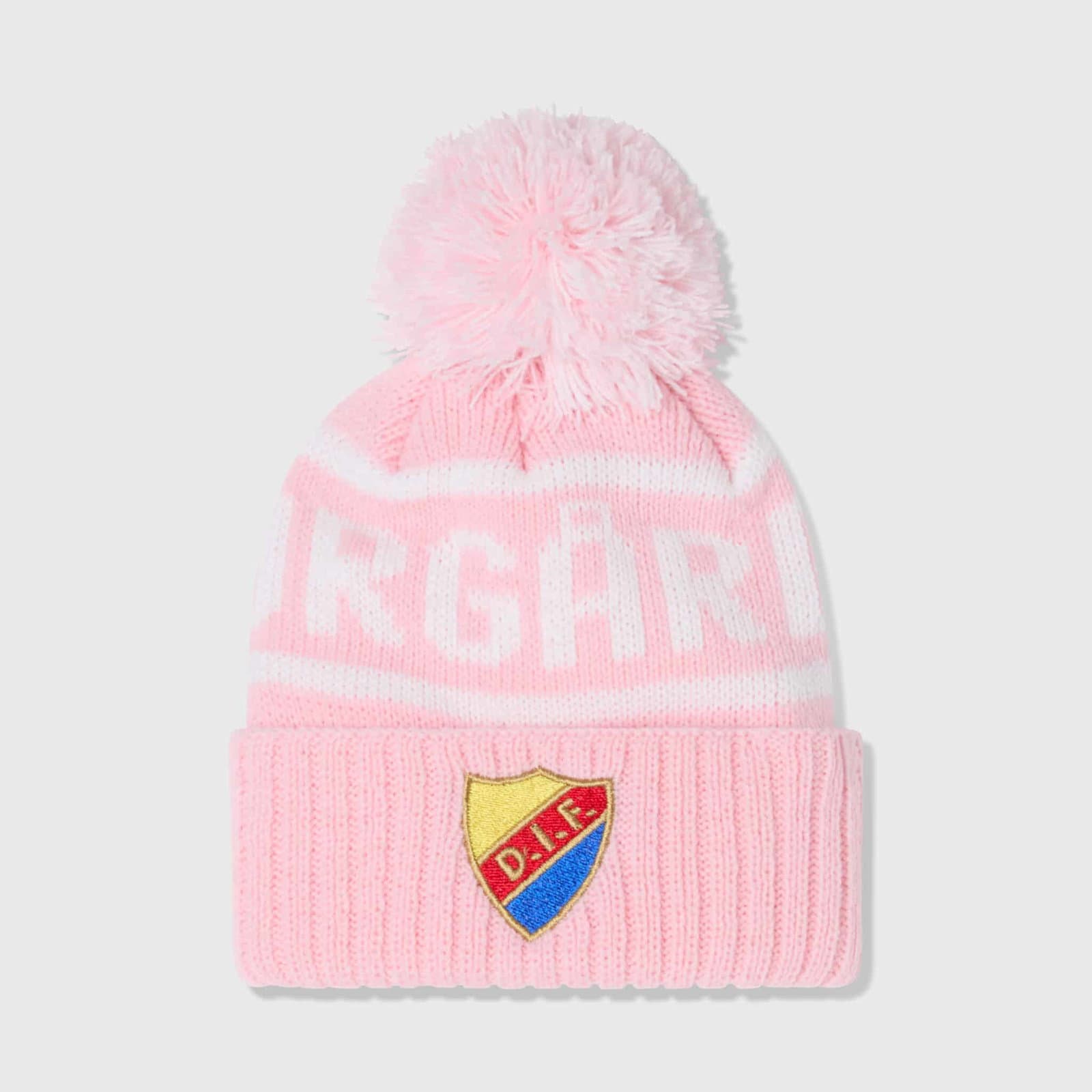 mössa mössa pom djurgården rosa baby - undefined 1 - DJURGÅRDSBUTIKEN