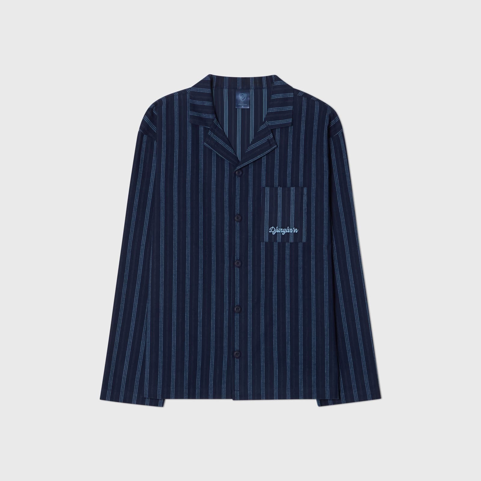 pyjamasskjorta pyjamasskjorta blårandig - undefined 1 - DJURGÅRDSBUTIKEN