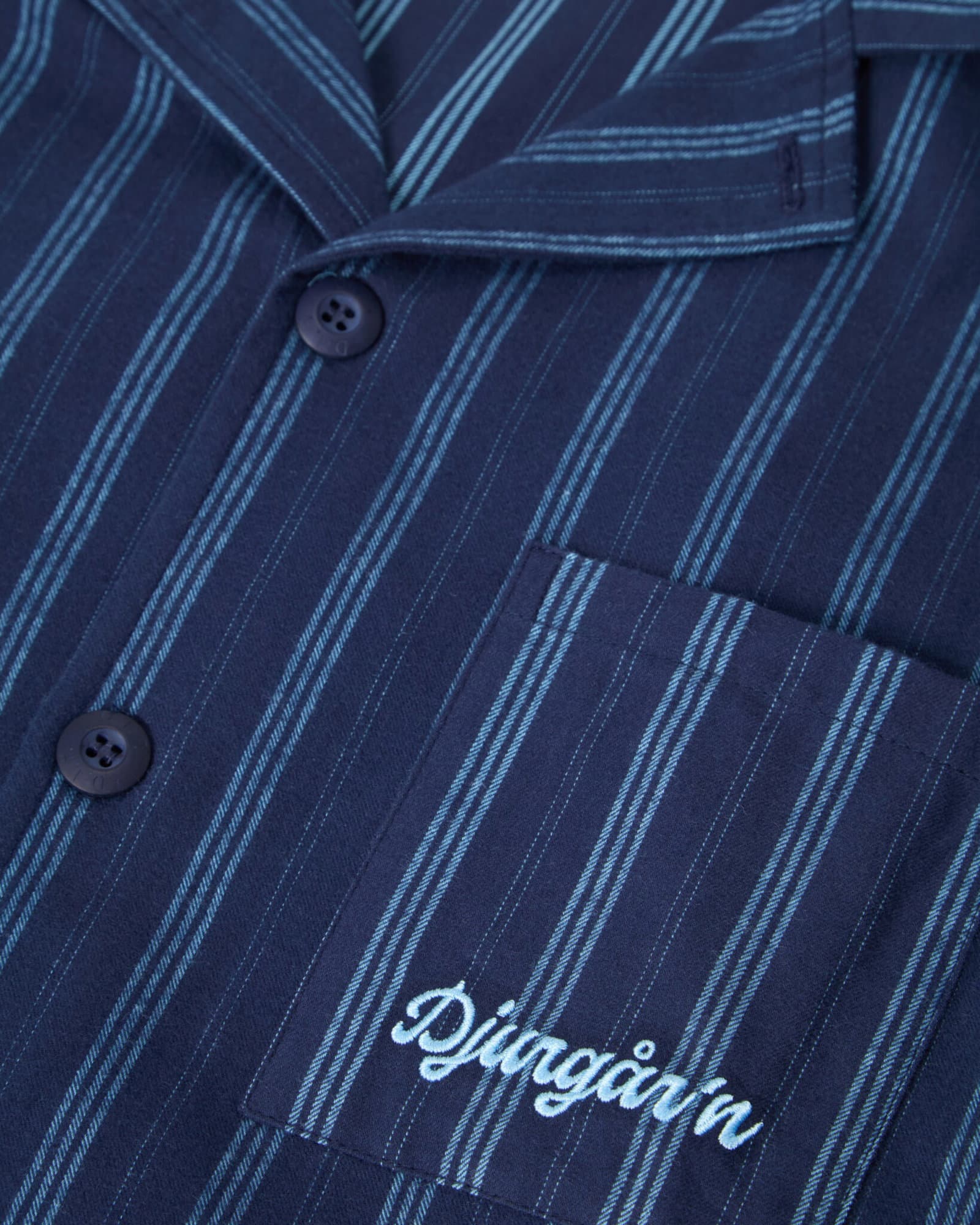 pyjamasskjorta pyjamasskjorta blårandig - undefined 3 - DJURGÅRDSBUTIKEN