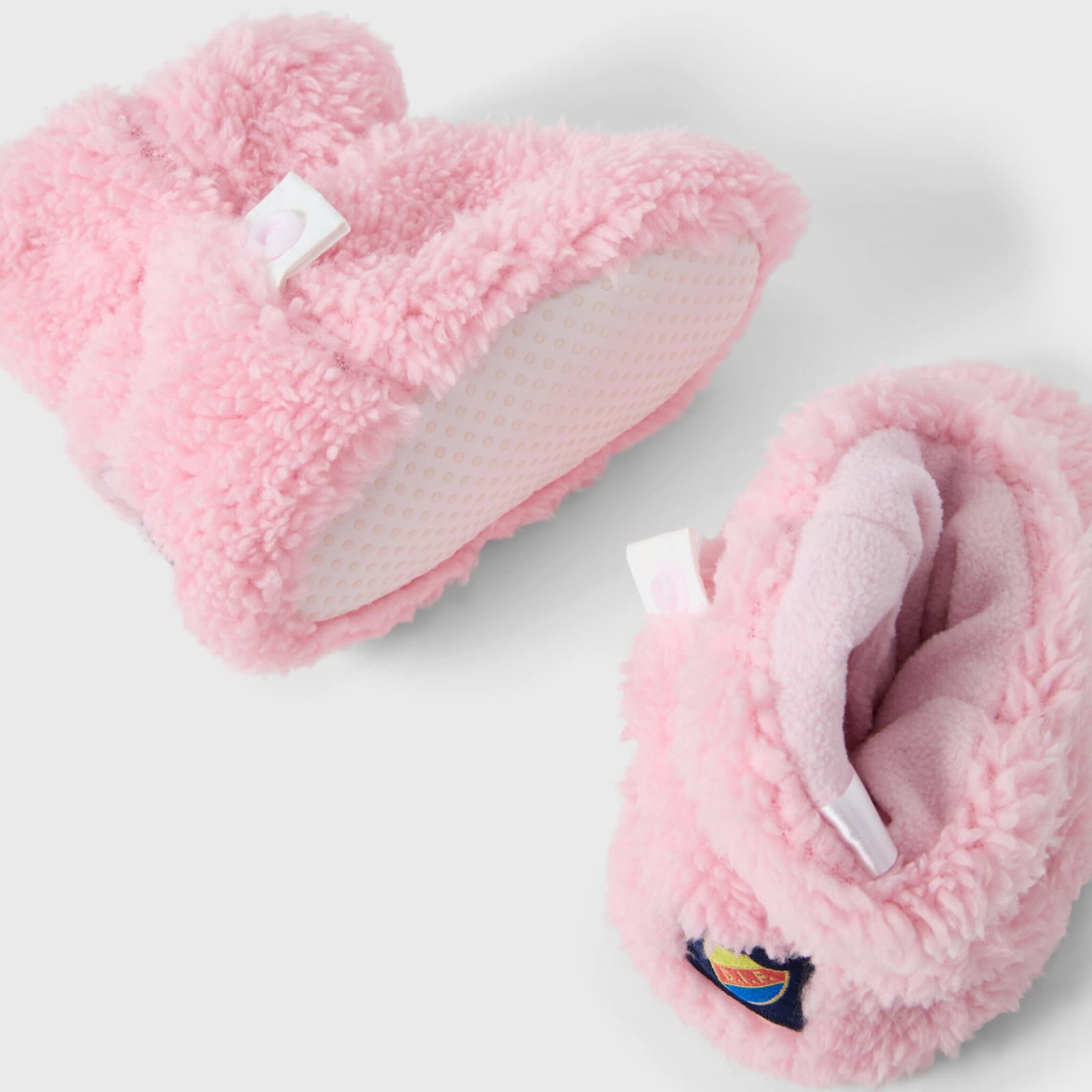 BABYTOFFLOR BABYTOFFLOR FLEECE ROSA - undefined 2 - DJURGÅRDSBUTIKEN