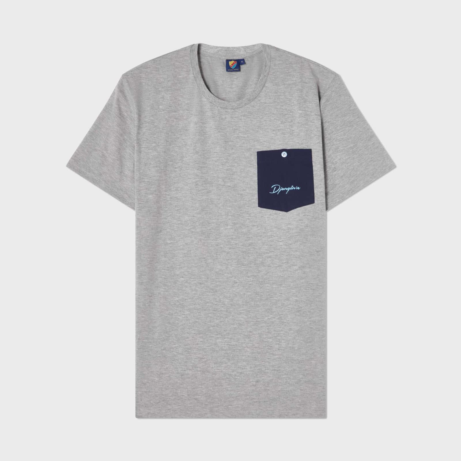 PYJAMAS PYJAMAS T-SHIRT GRÅ POCKET DJURGÅR'N - undefined 1 - DJURGÅRDSBUTIKEN