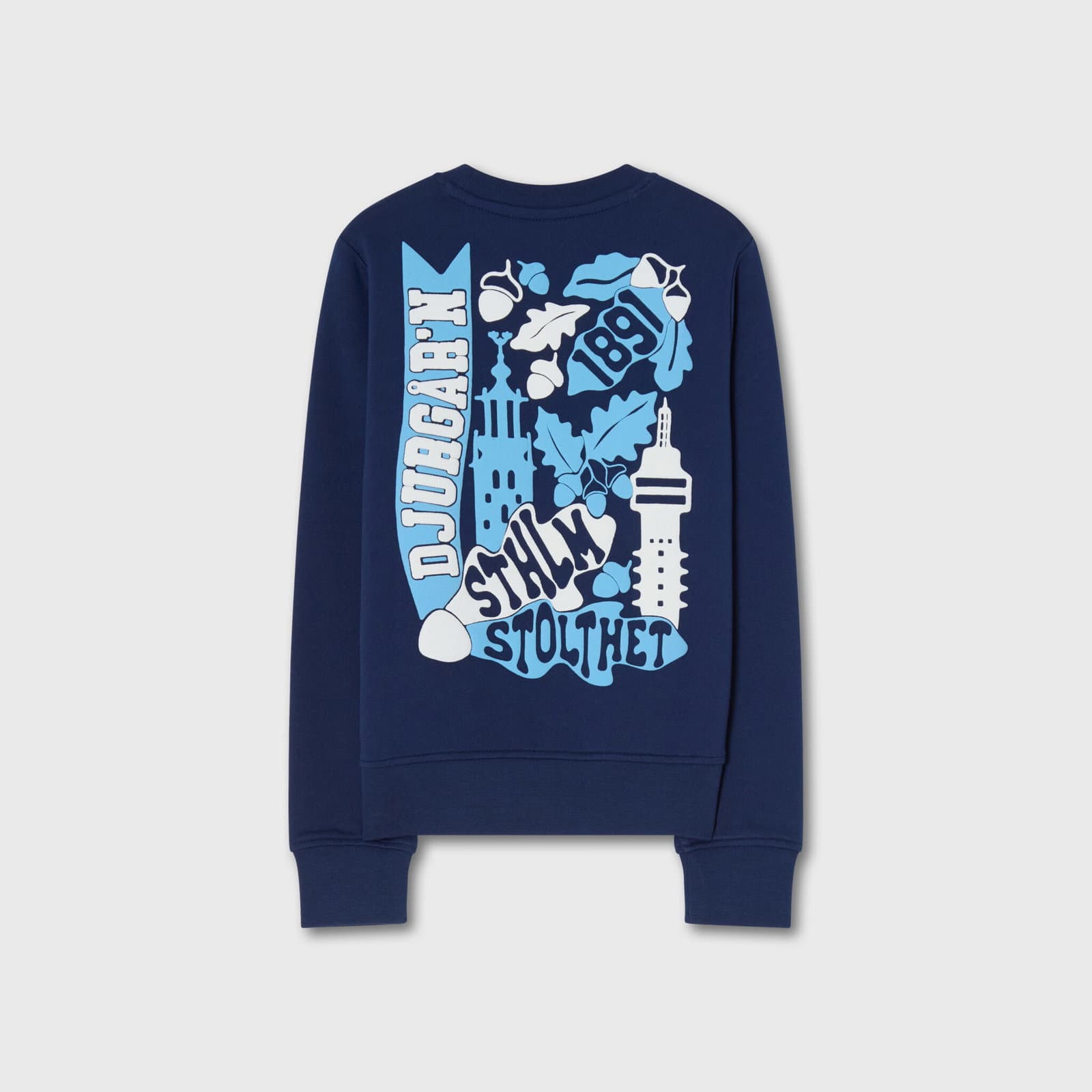 Sweatshirt Sweatshirt backprint djurgår'n sthlm stolthet jr - undefined 2 - DJURGÅRDSBUTIKEN