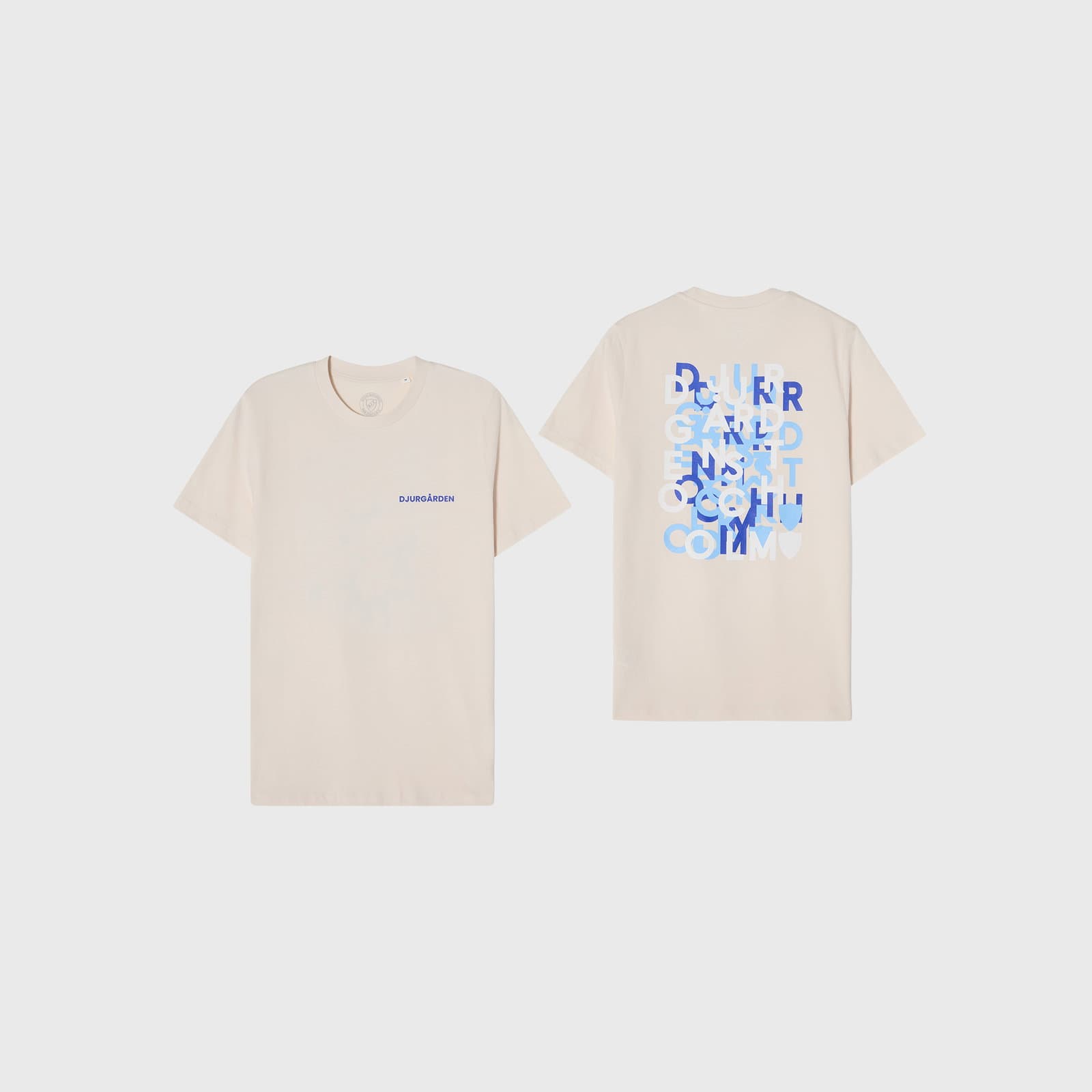 T-shirt T-shirt mosaik off white - undefined 1 - DJURGÅRDSBUTIKEN
