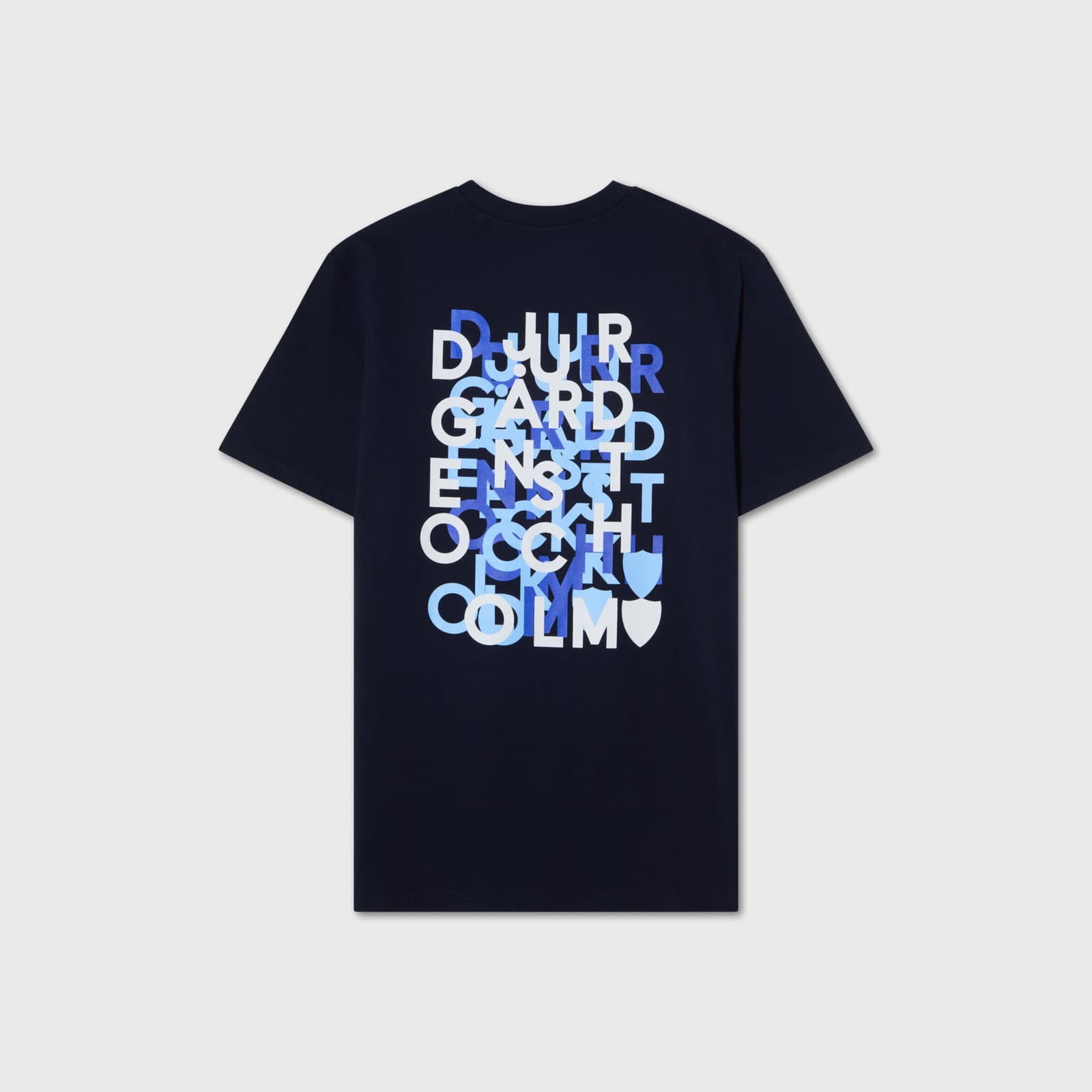 T-shirt T-shirt mosaik navy - undefined 3 - DJURGÅRDSBUTIKEN