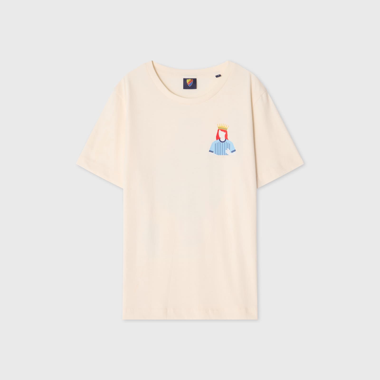 T-SHIRT T-SHIRT DAM OFF WHITE QUEEN - undefined 2 - DJURGÅRDSBUTIKEN
