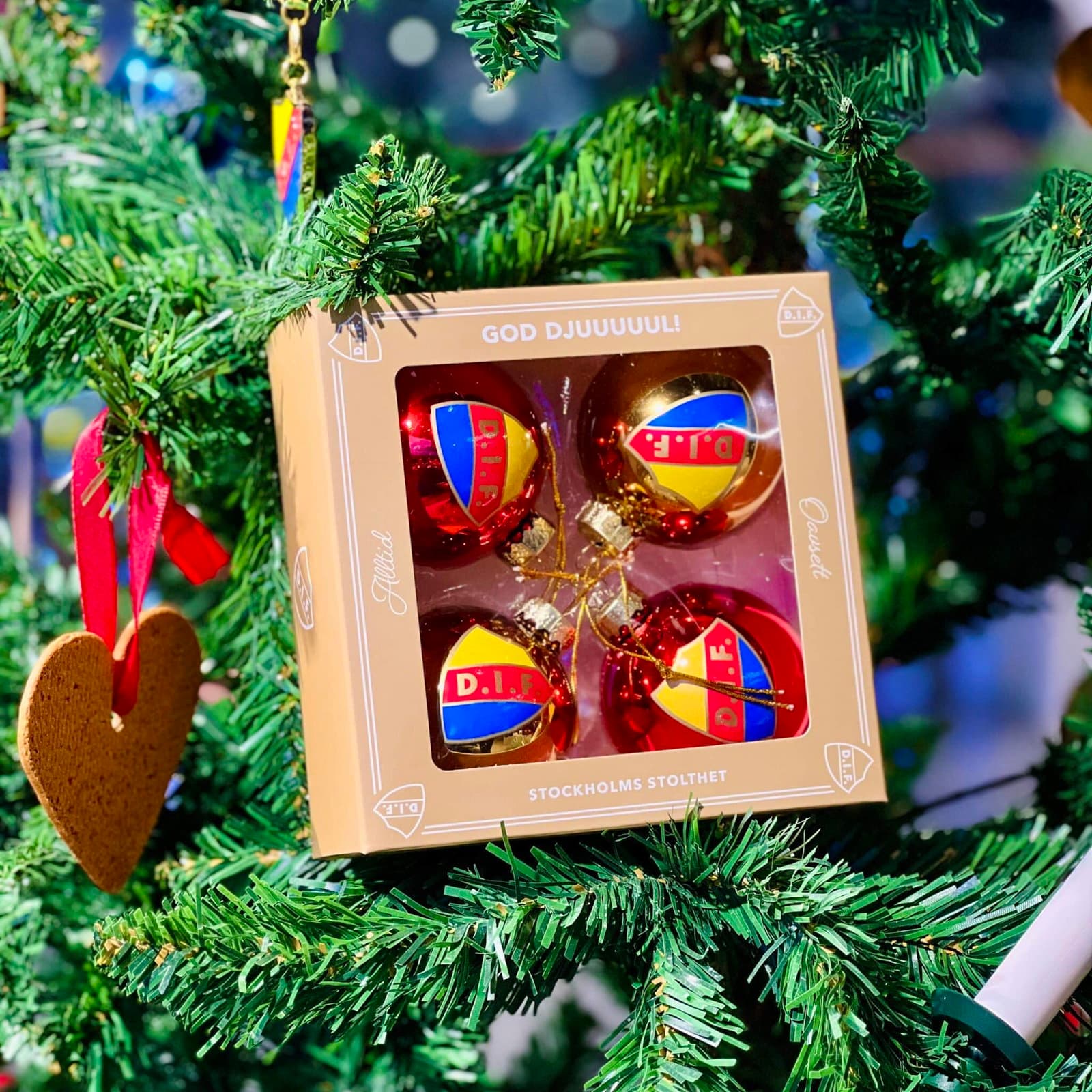 julgranskulor julgranskulor glas 4-pack guld/röd glansiga - undefined 1 - DJURGÅRDSBUTIKEN