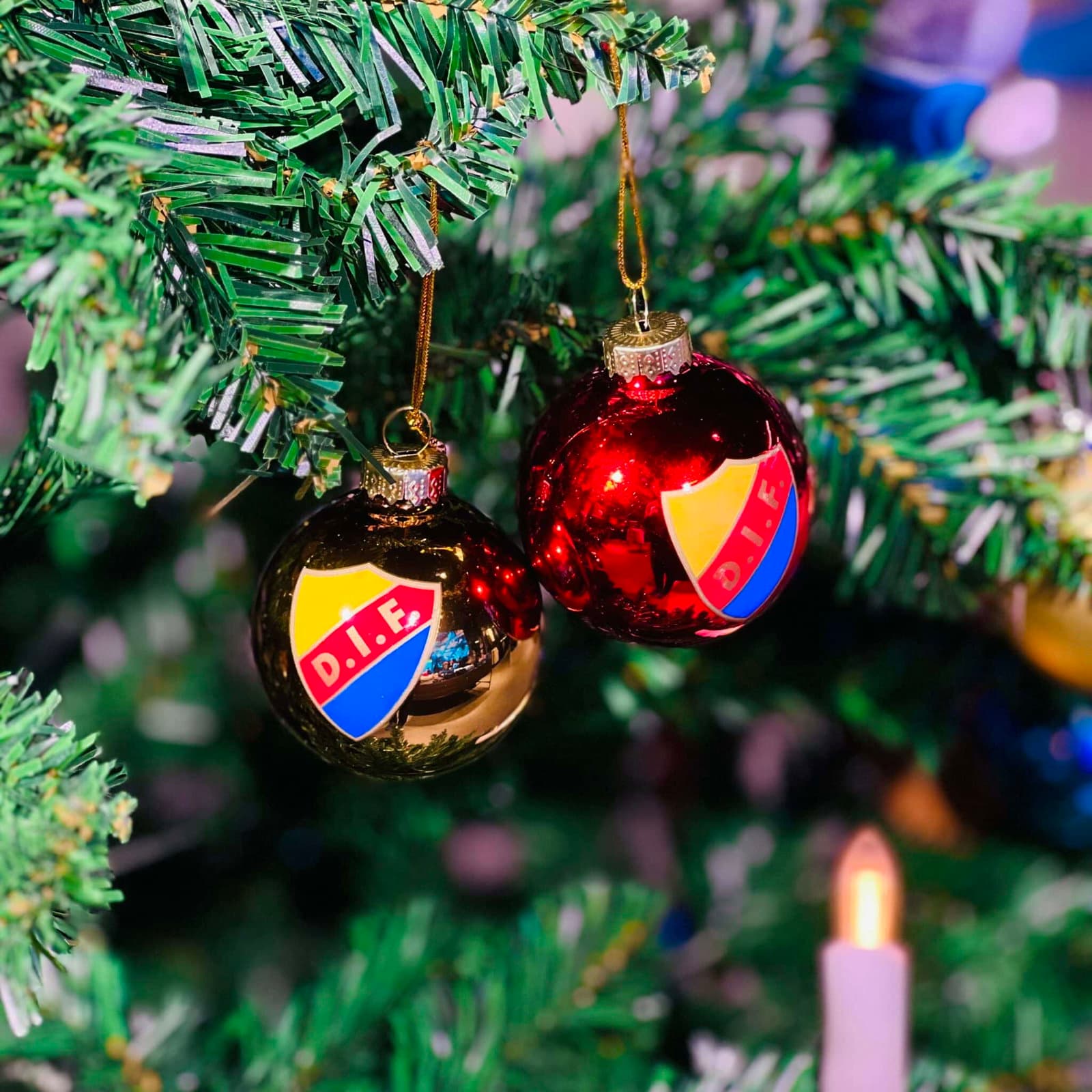 julgranskulor julgranskulor glas 4-pack guld/röd glansiga - undefined 2 - DJURGÅRDSBUTIKEN