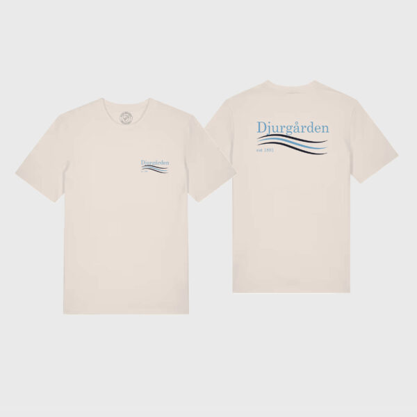 T-shirt off white Djurgården wave