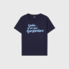 T-shirt dam navy lycka är att vara djurgårdare