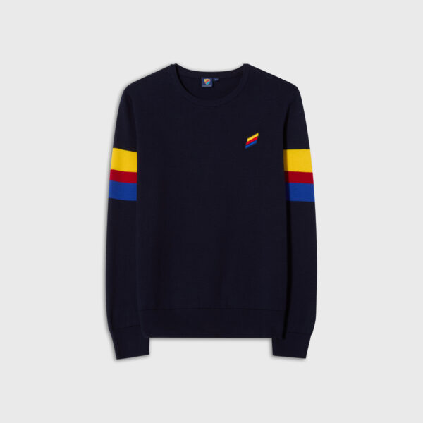 SWEATSHIRT BLOCKED TRIWAVE