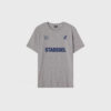 Stadsdel t-shirt grå outline navy
