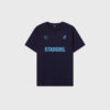 Stadsdel t-shirt navy ljusblå outline JR