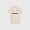 Stadsdel t-shirt off white outline navy