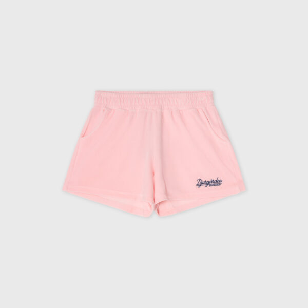 Shorts velour dam rosa